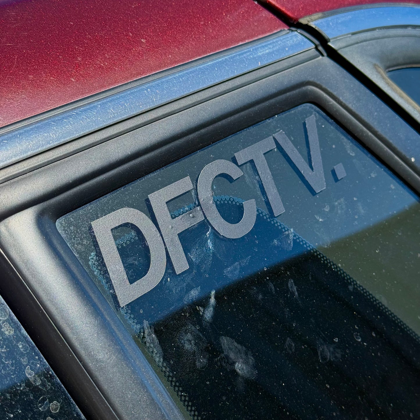 “DFCTV” die cut