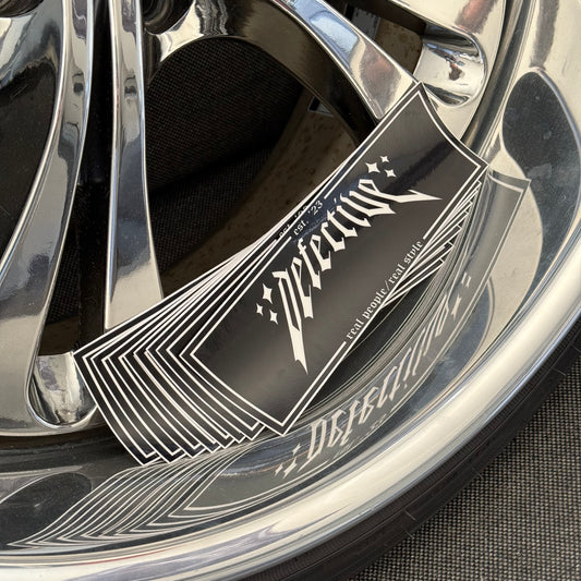 “defective” mini nobori style slap sticker